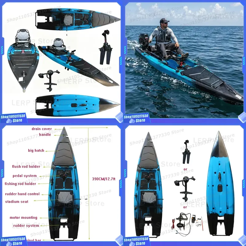 Fishing Kayak Pedal Drive - Pedal Drive Kayak 13ft Propeller Flap