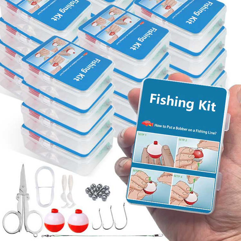 Fishing Kayak Crate - New 24Pcs/Set Emergency Fishing Kit Portable