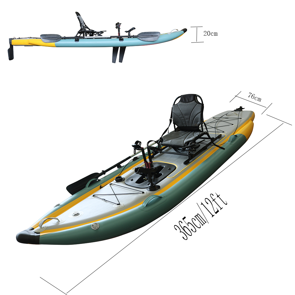Pedal Propulsion Foldable Infl - Fishing Kayak Sit In recensione e prezzo