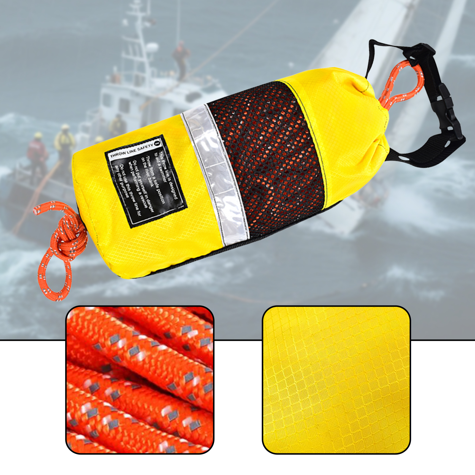 Throw Bag for Water Rescue Mar - Fishing Kayak Crate recensione e prezzo