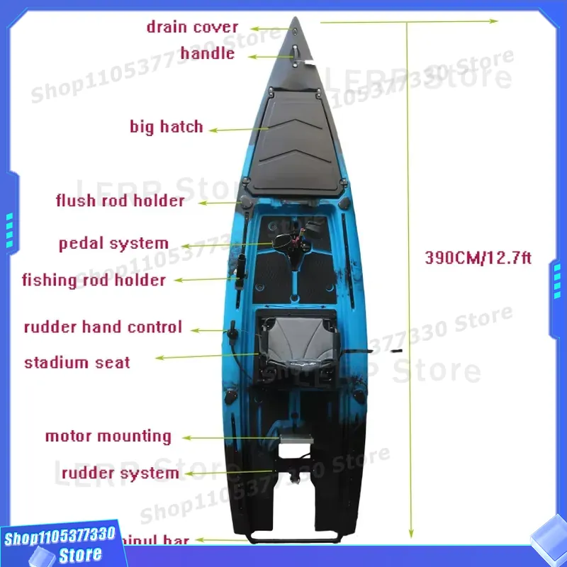 Pedal Drive Kayak 13ft Propell - Fishing Kayak Pedal Drive recensione e prezzo