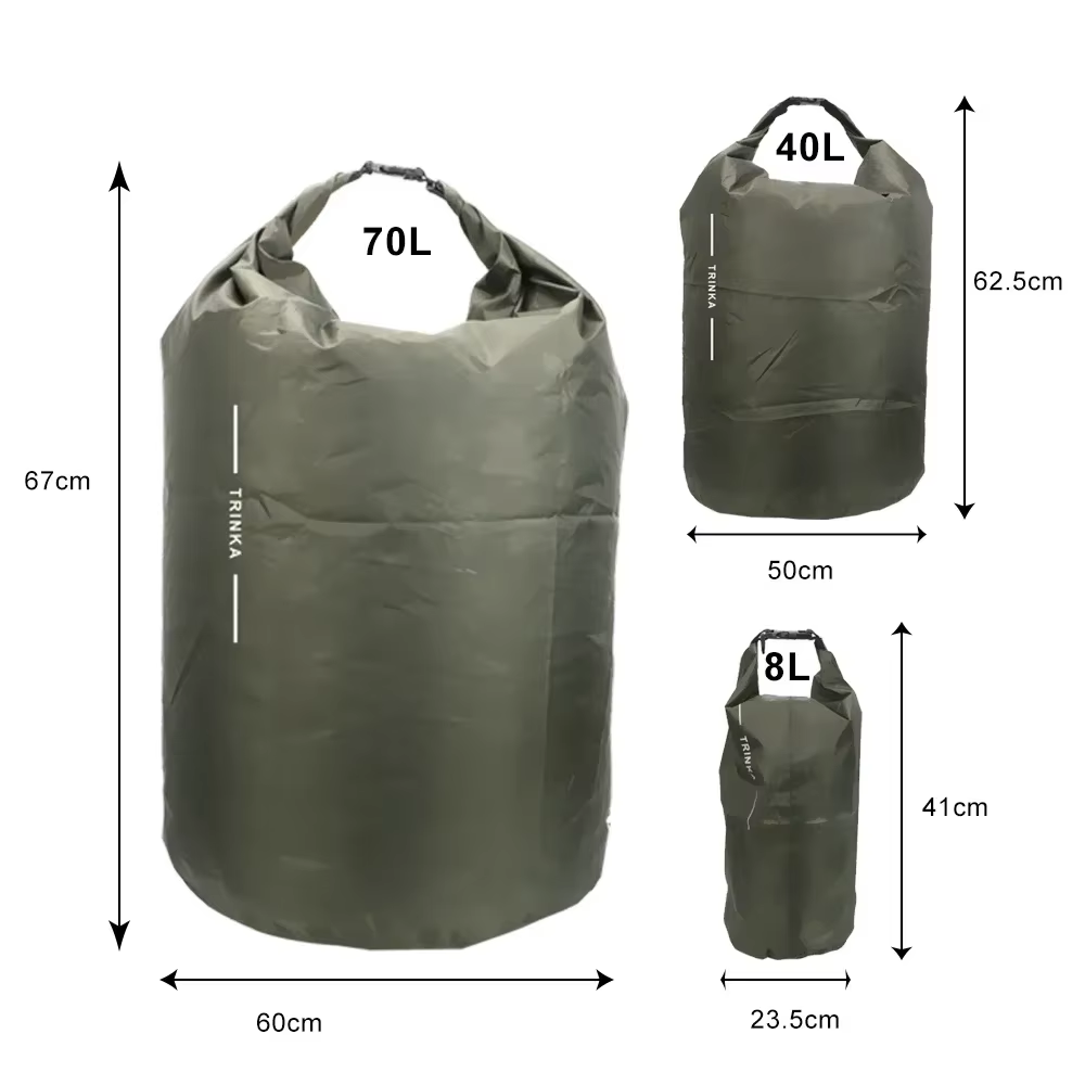 8L 40L 70L Roll‑Top Waterproof - Fishing Kayak Storage Bag recensione e prezzo