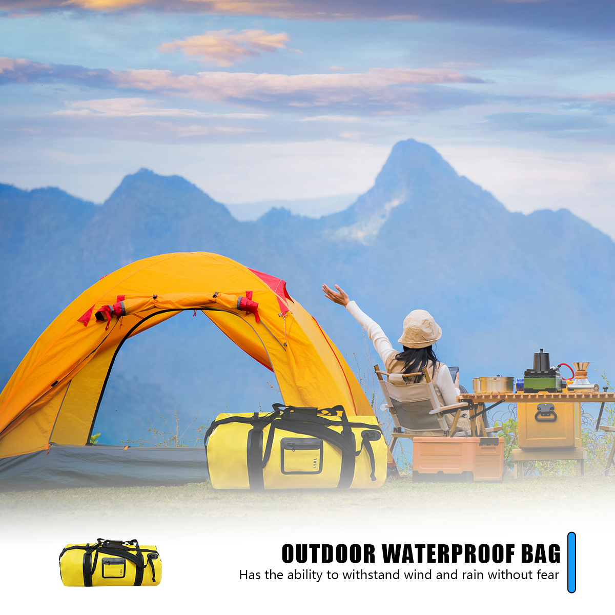 40L/66L/120L Waterproof Duffle - Fishing Kayak Crate recensione e prezzo