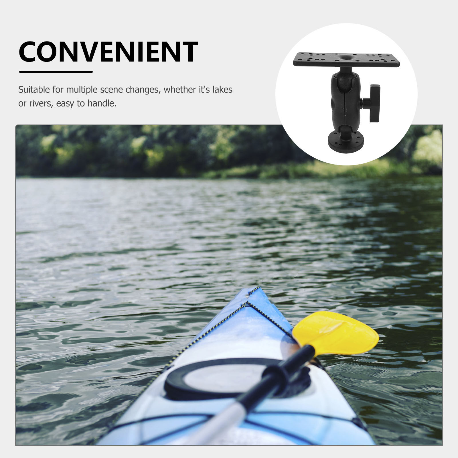 Adjustable Fishfinder Bracket  - Fishing Kayak Fish Finder Mount recensione e prezzo
