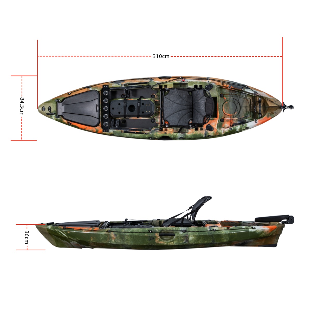 LSF First-class Single Fishing - Fishing Kayak Pedal Drive recensione e prezzo