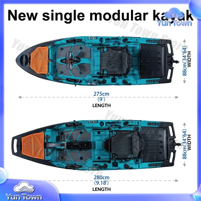 Modular Kayak 9.5ft Sit On Top - Fishing Kayak Pedal Drive recensione e prezzo