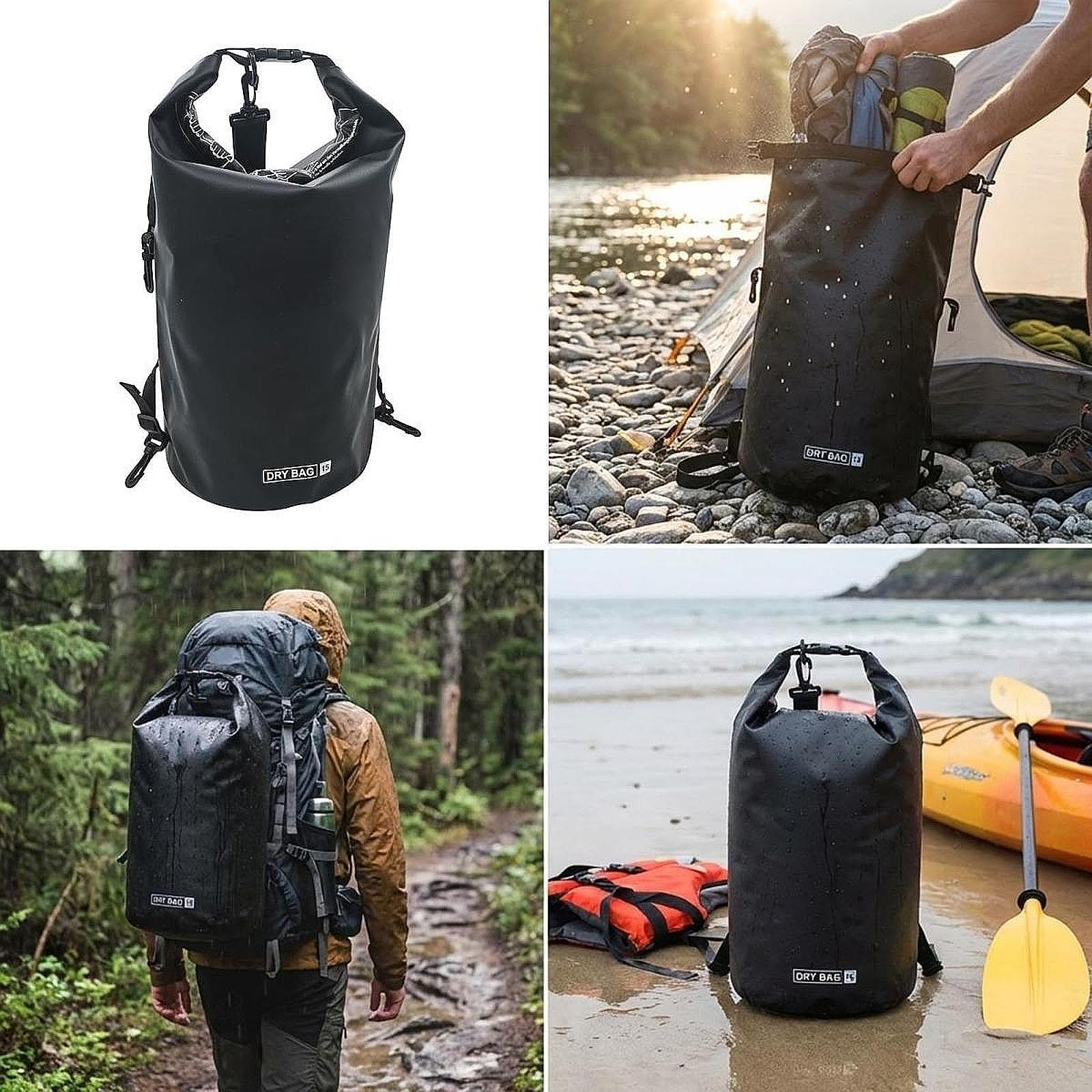 Waterproof Dry Bag Storage Adj - Fishing Kayak Storage Bag recensione e prezzo